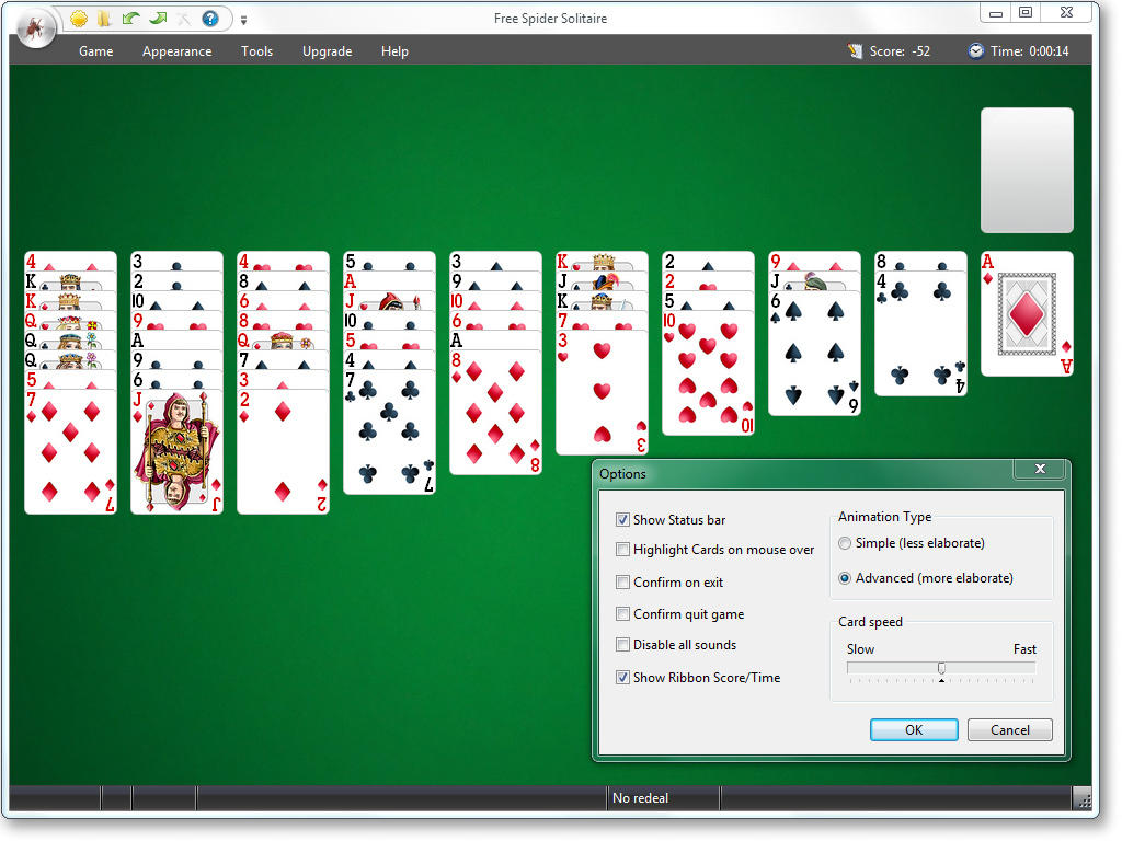 spider solitaire for pc windows 7