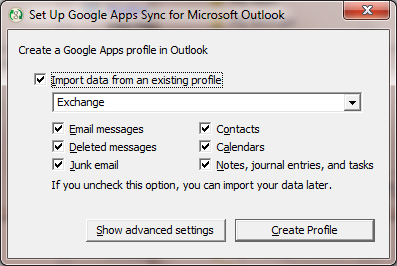 google workspace sync for microsoft outlook